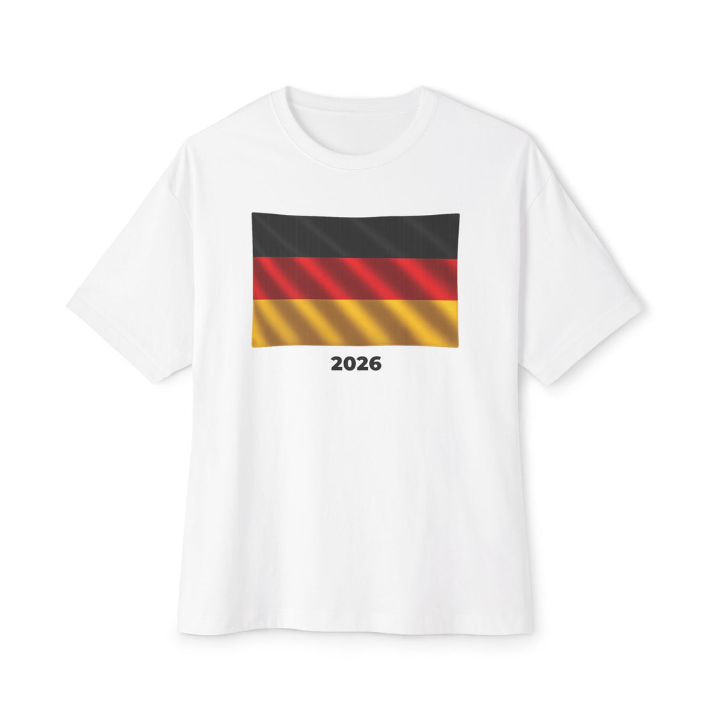 Germany Flag Oversized Unisex T-Shirt 2026