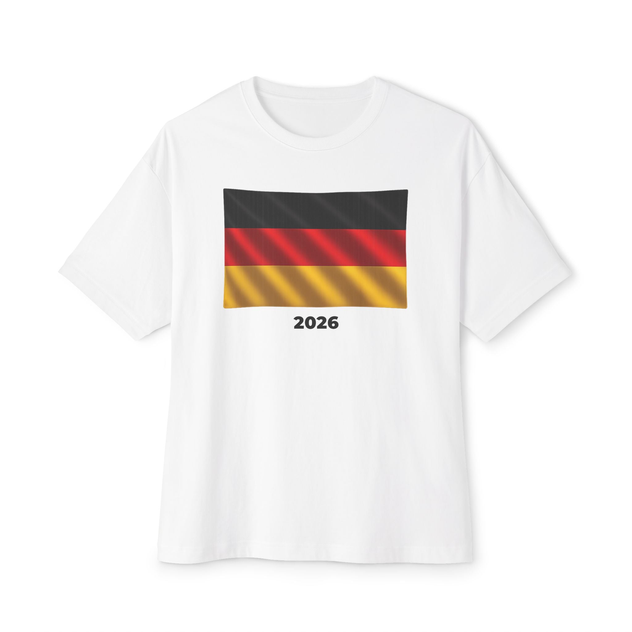 Germany Flag Oversized Unisex T-Shirt 2026