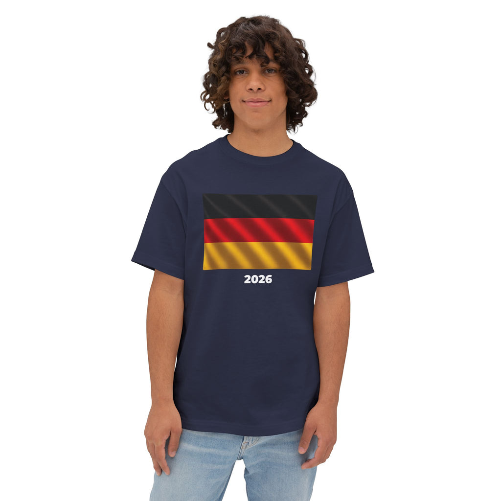 Germany Flag Oversized Unisex T-Shirt 2026