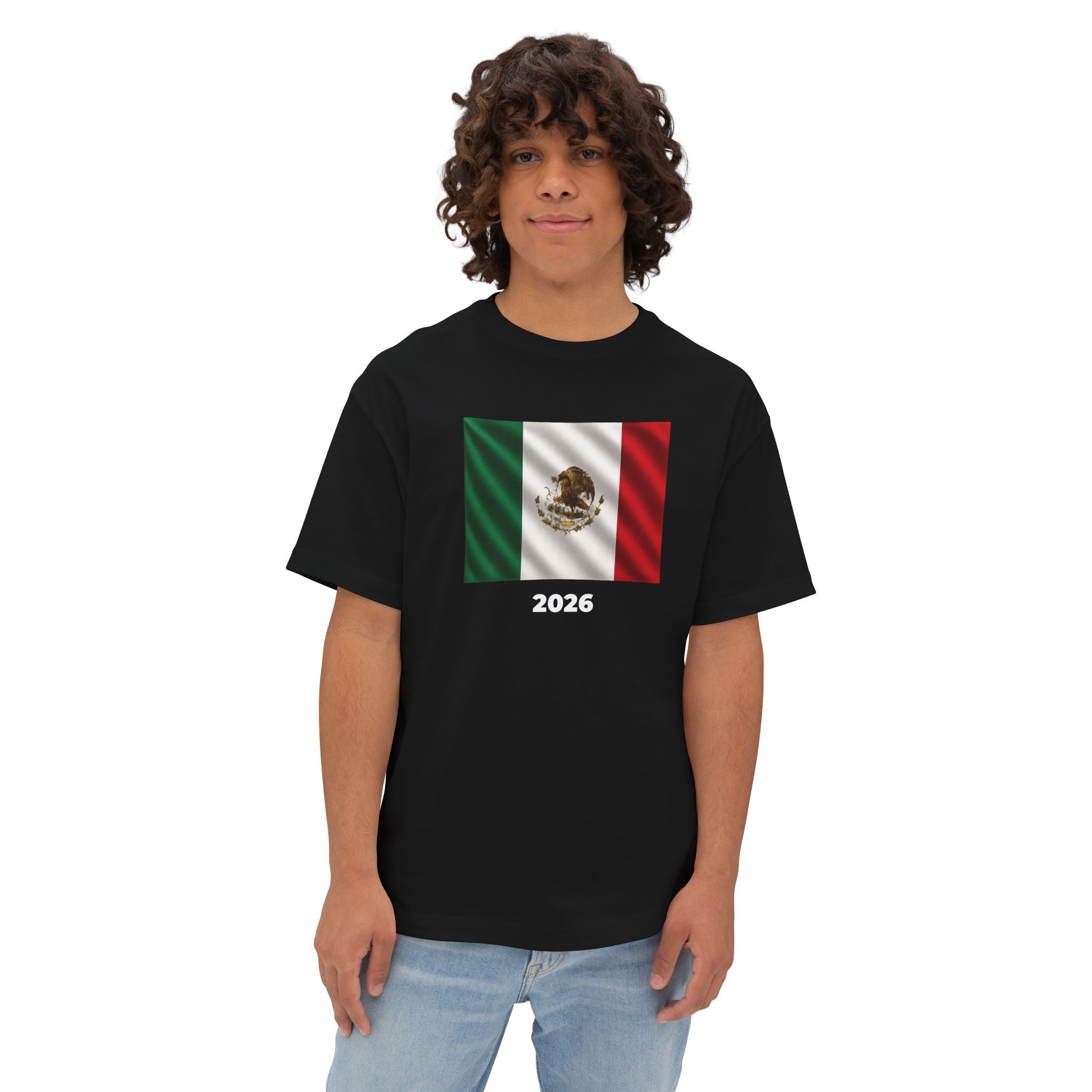 Mexico Flag Oversized Unisex T-Shirt 2026