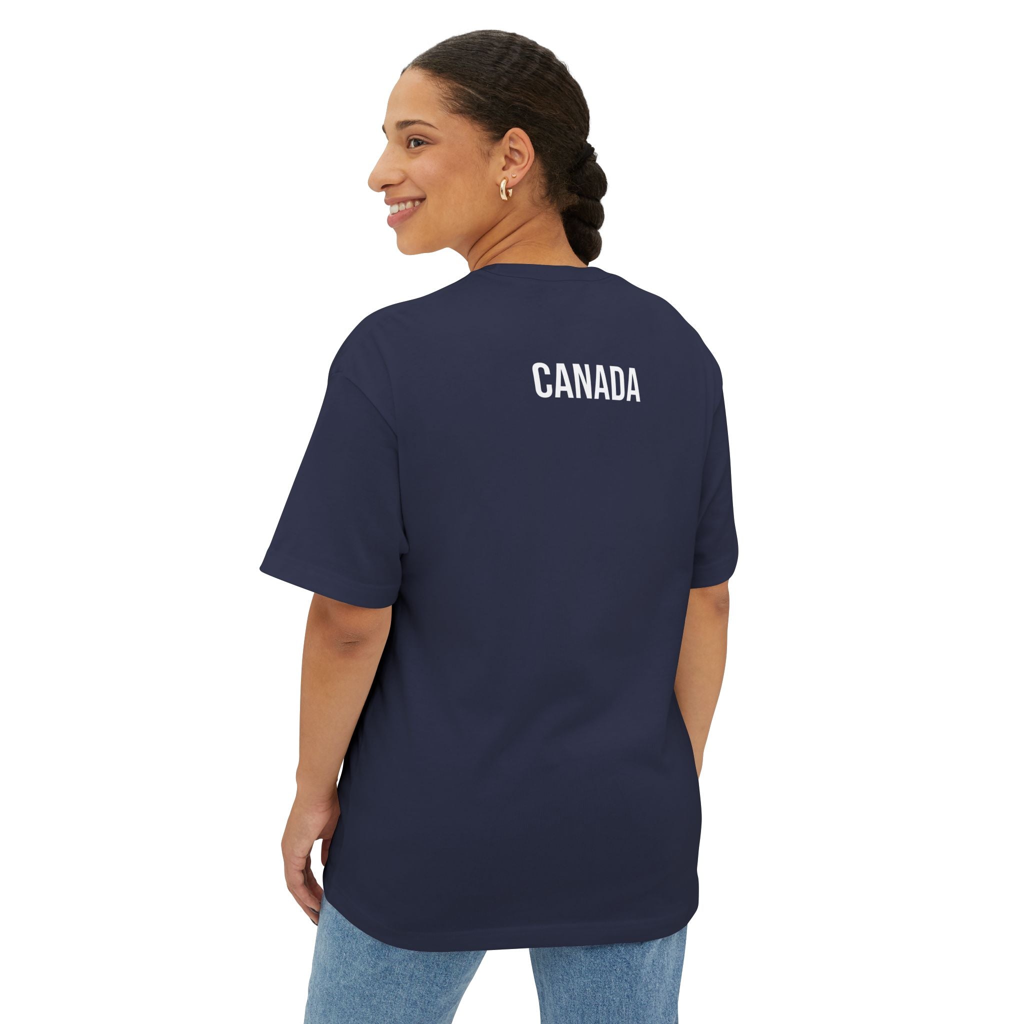 Canada Flag Oversized Unisex T-Shirt 2026