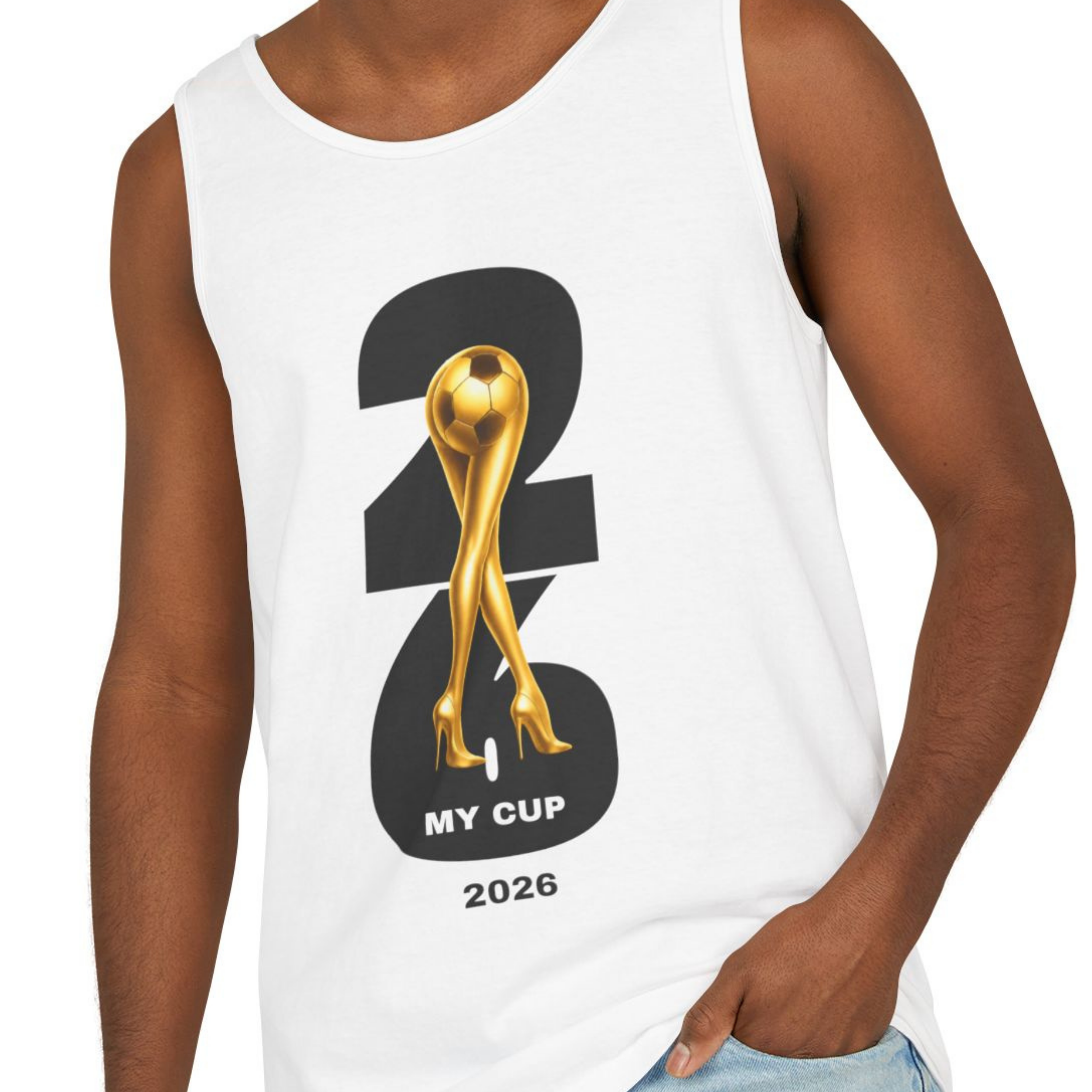 Soccer Fan 2026 Unisex Garment-Dyed Tank Top