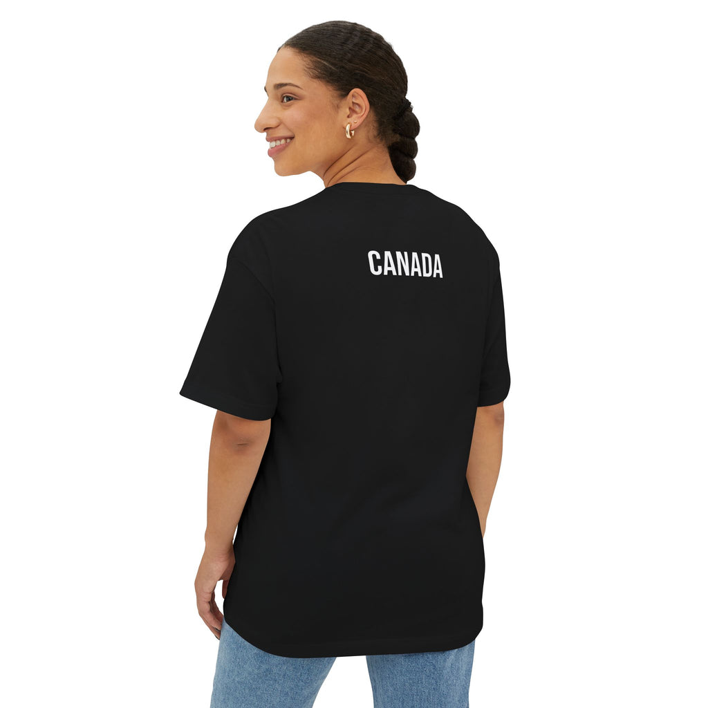 Canada Flag Oversized Unisex T-Shirt 2026