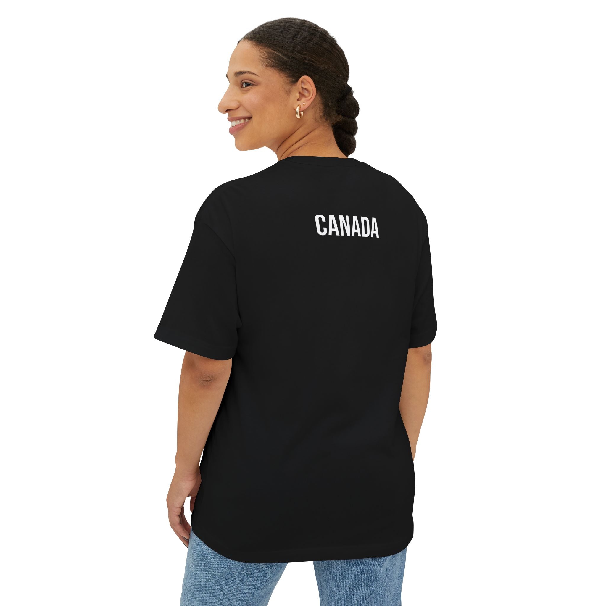 Canada Flag Oversized Unisex T-Shirt 2026