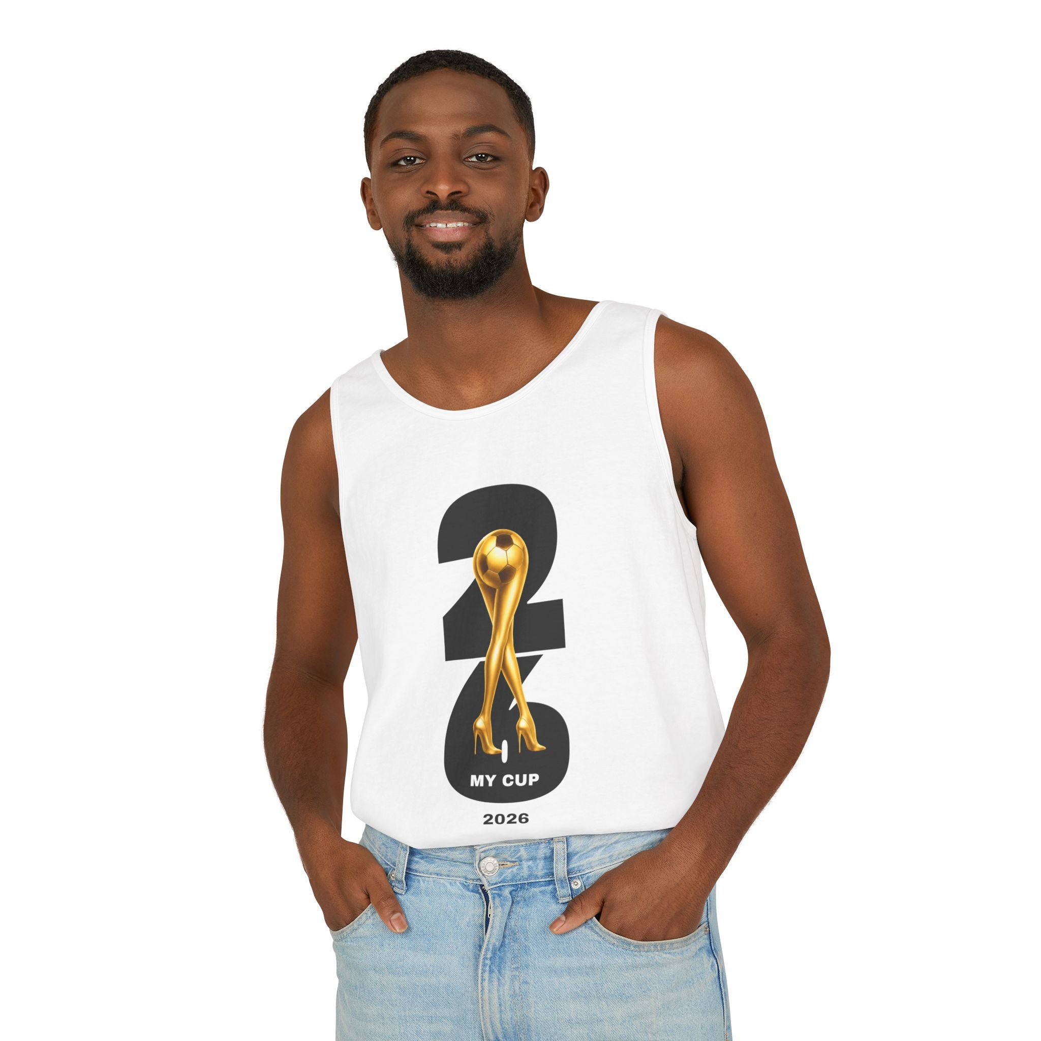 Soccer Fan 2026 Unisex Garment-Dyed Tank Top