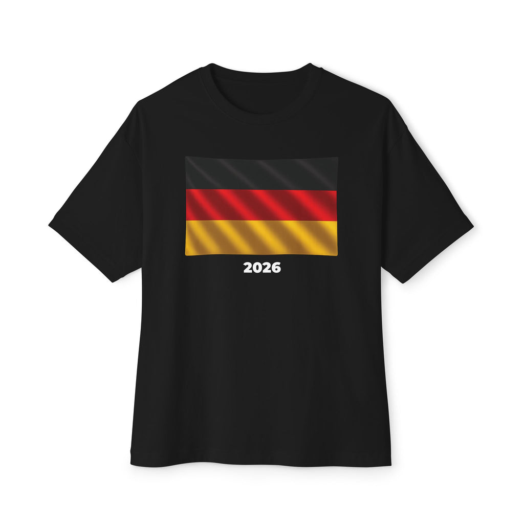 Germany Flag Oversized Unisex T-Shirt 2026