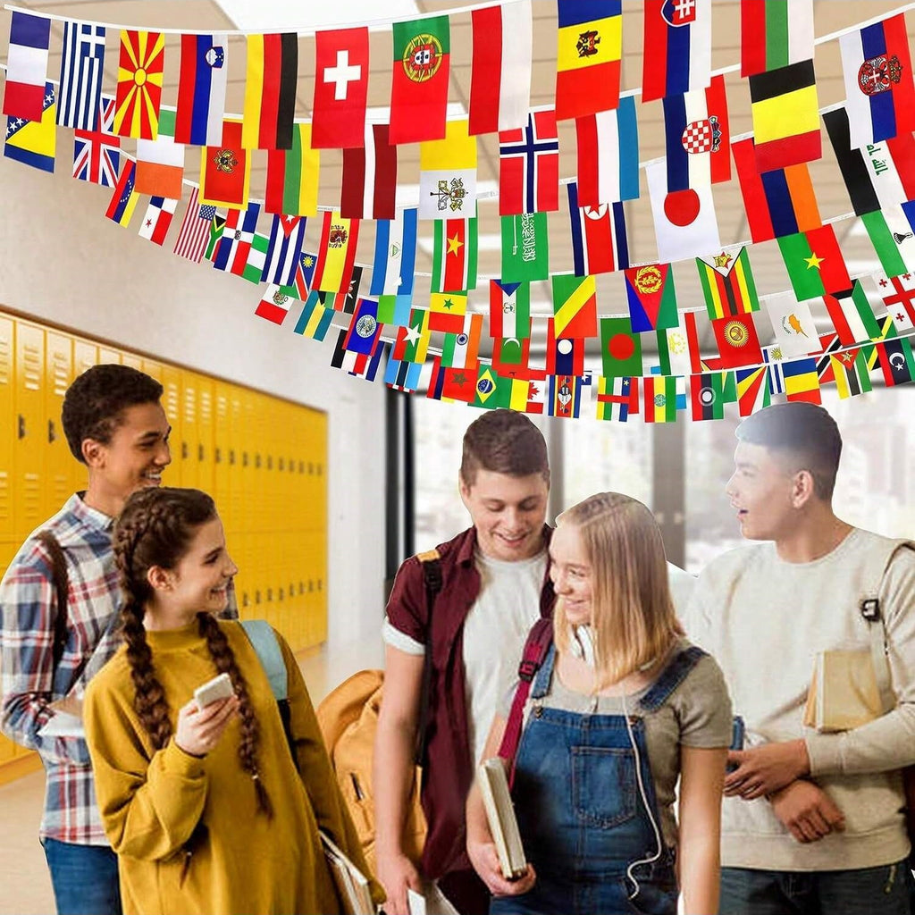 International Flag Banner – World Cup 2026 Party Decoration for Football Fans