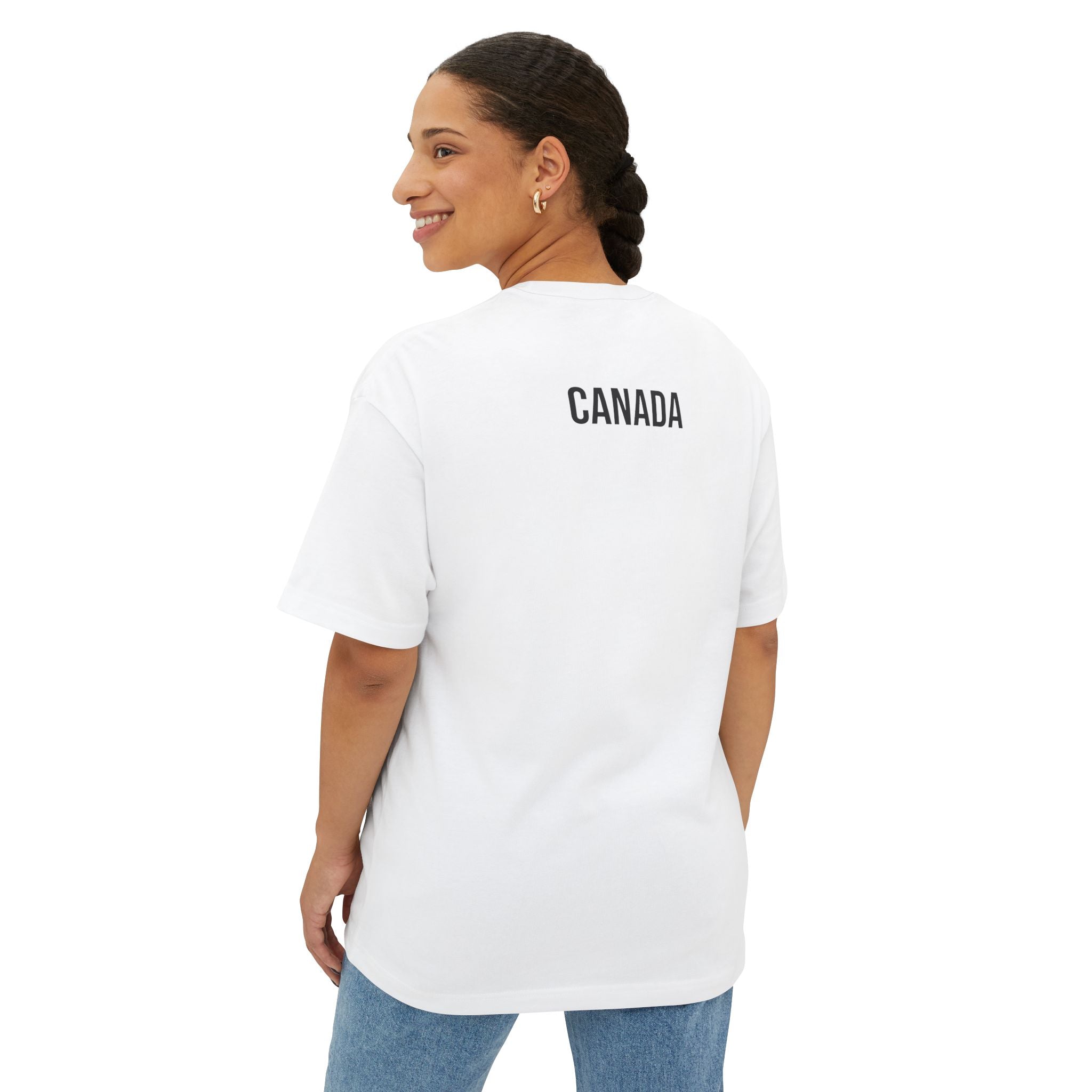 Canada Flag Oversized Unisex T-Shirt 2026