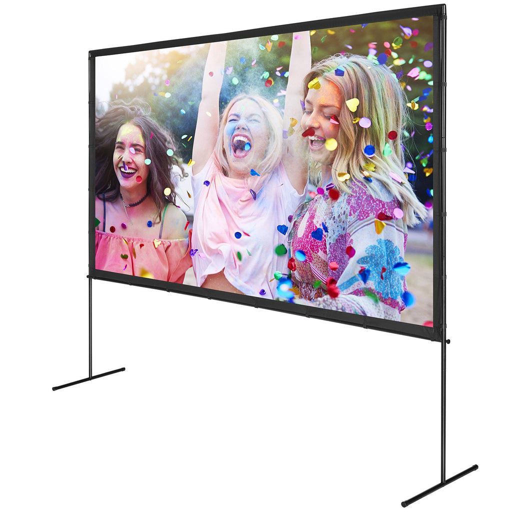Outdoor Projector Screen 120” – Ideal for World Cup 2026 & Backyard Movie Nights