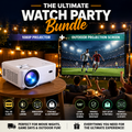 Outdoor Projector & Screen Bundle | Home Cinema Set