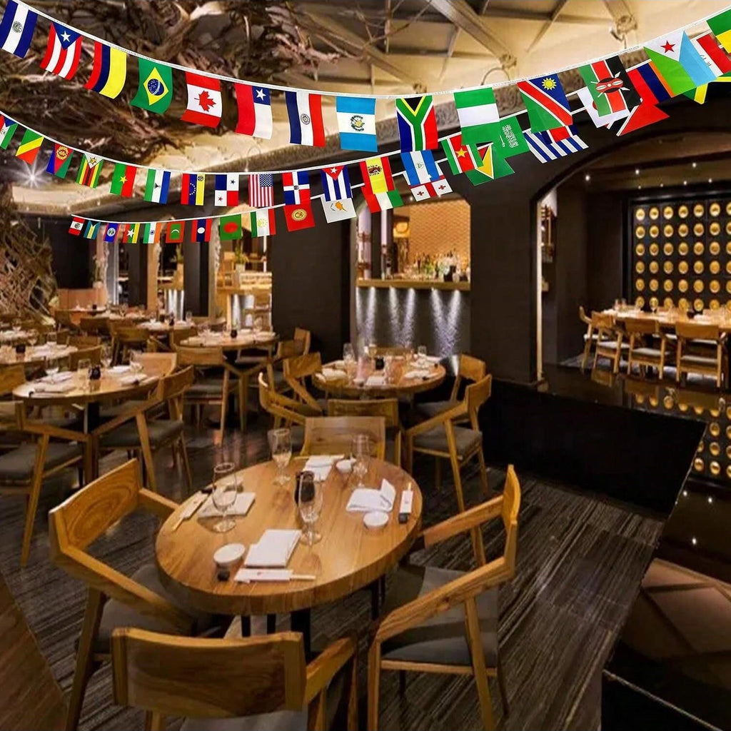 International Flag Banner – World Cup 2026 Party Decoration for Football Fans